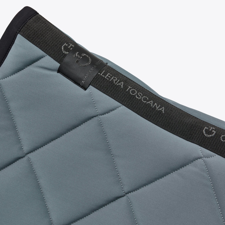 Diamond Quilted Petrol saddle pad - CAVALLERIA TOSCANA