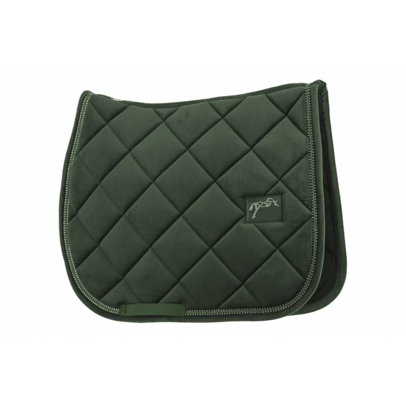 Tapis de selle New Strass vert foncé - PENELOPE COLLECTION