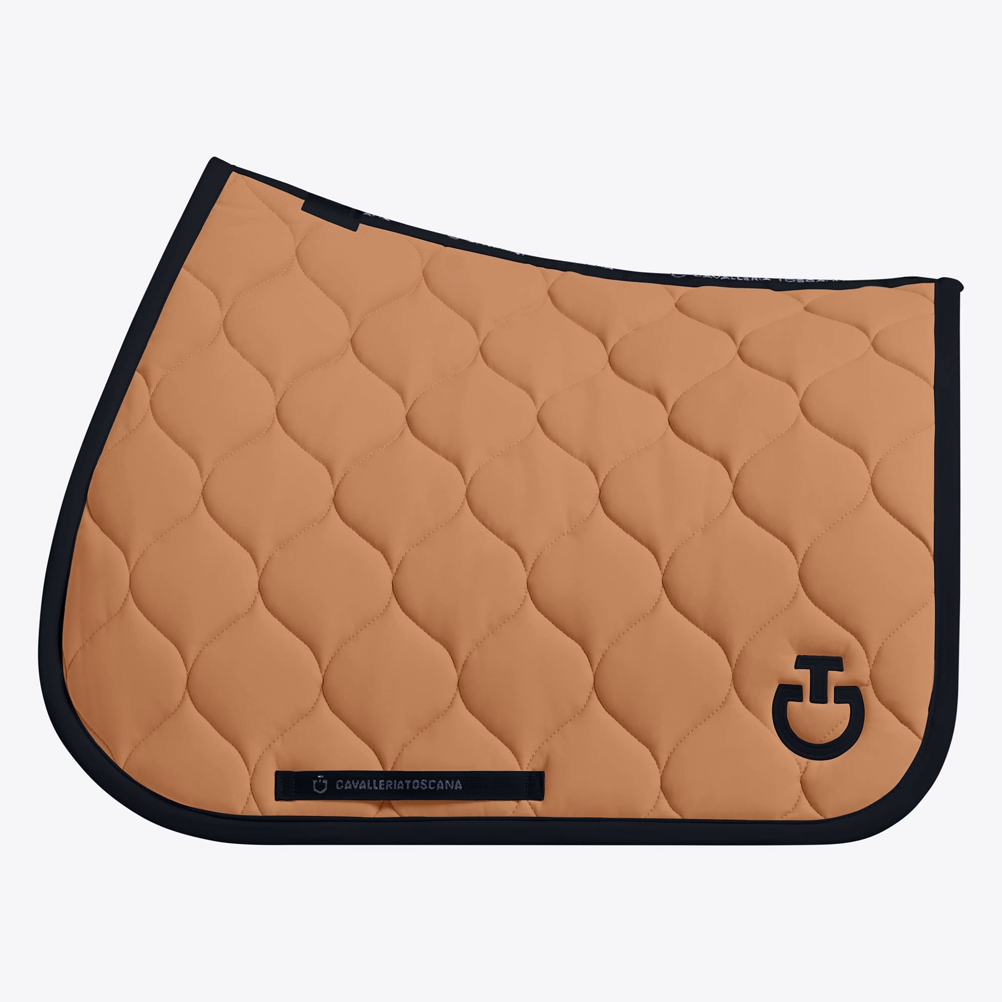 New Circular Quilted Camel saddle pad - CAVALLERIA TOSCANA