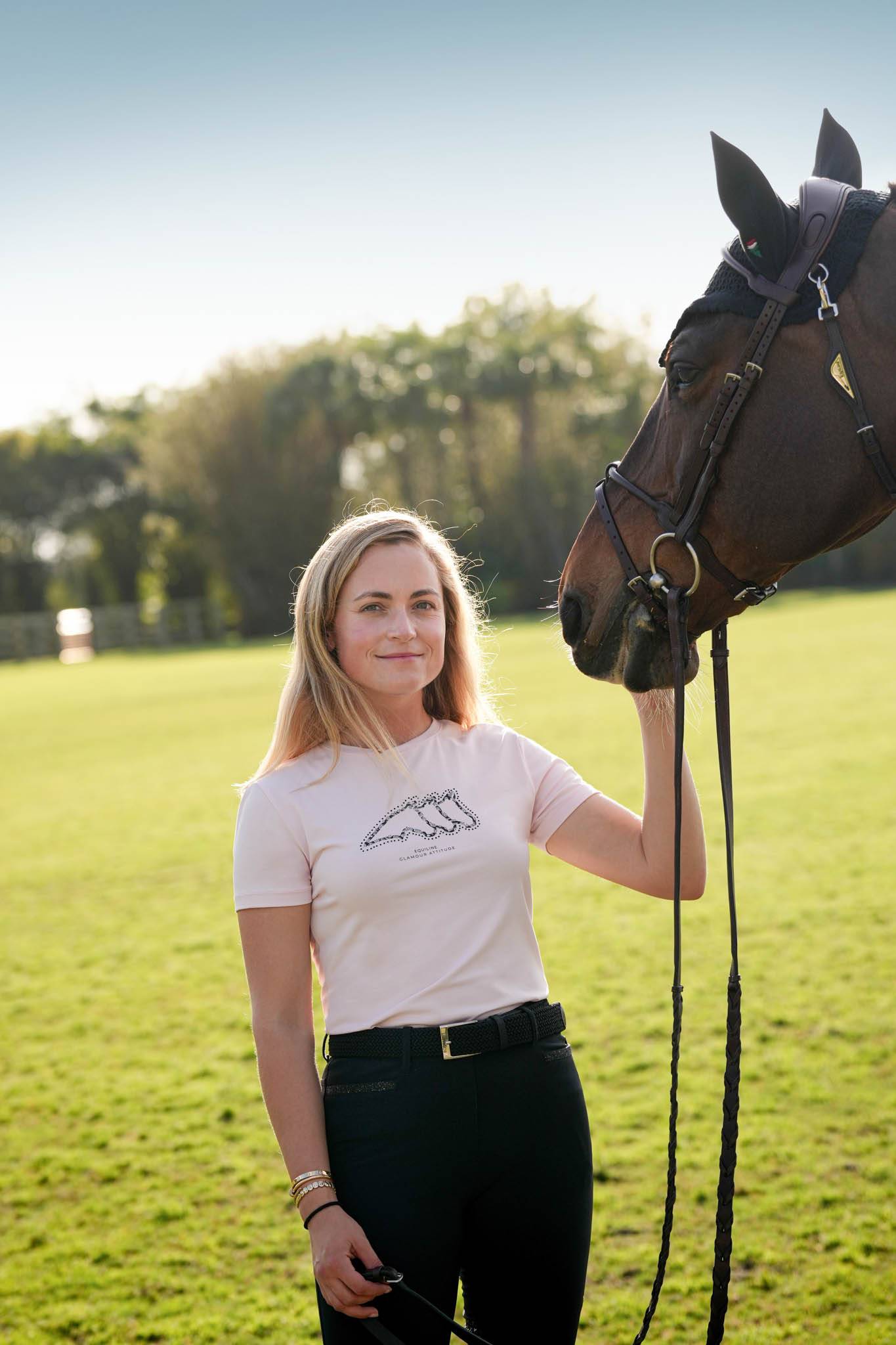 Tee-shirt col rond Giulig - EQUILINE
