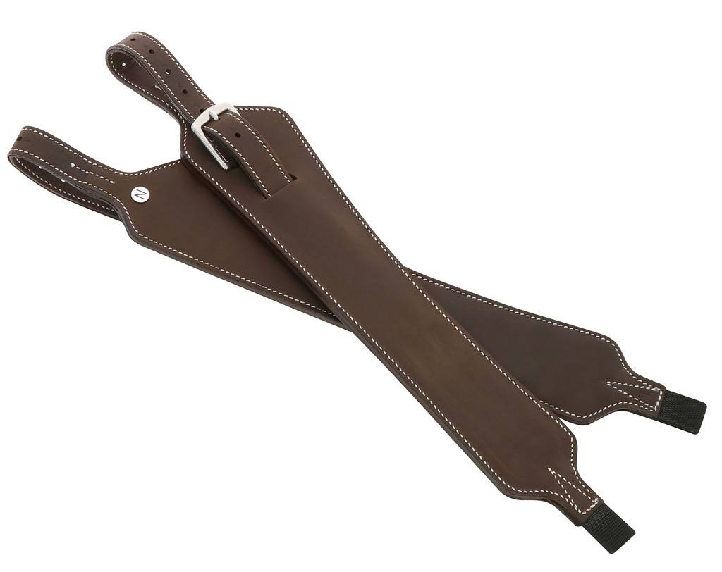 Comfort single-branch leather stirrup leathers - Norton