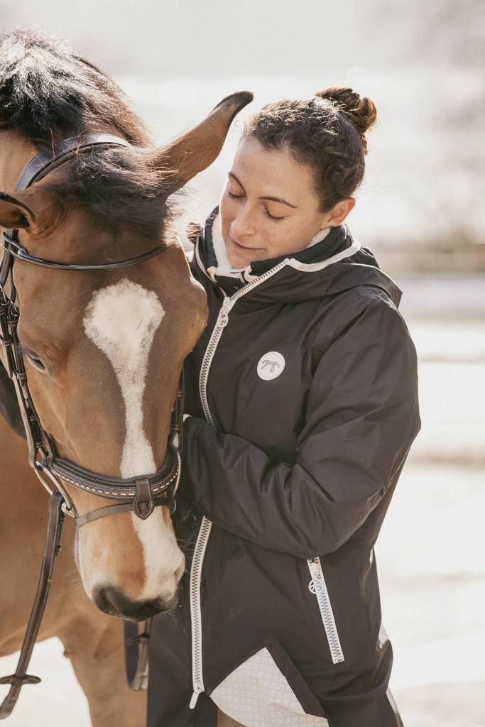 Fashion Rain mid-length waterproof jacket - PENELOPE COLLECTION
