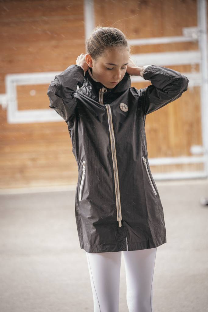 Fashion Rain mid-length waterproof jacket - PENELOPE COLLECTION
