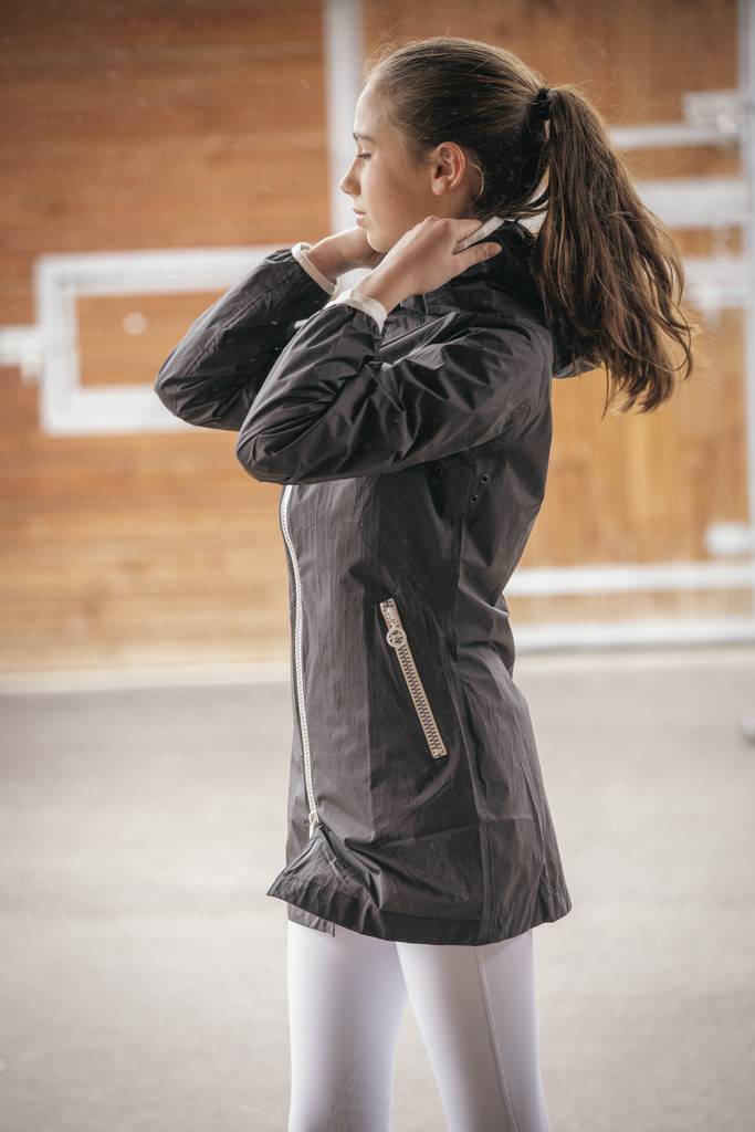 Fashion Rain mid-length waterproof jacket - PENELOPE COLLECTION