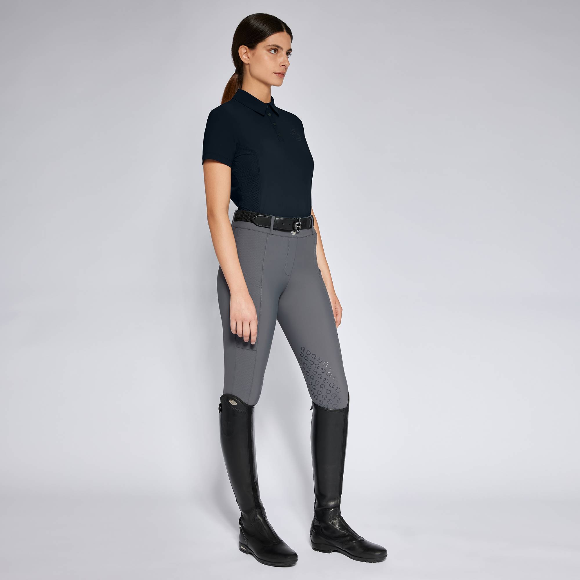 Perforated Insert Polo Shirt - CAVALLERIA TOSCANA