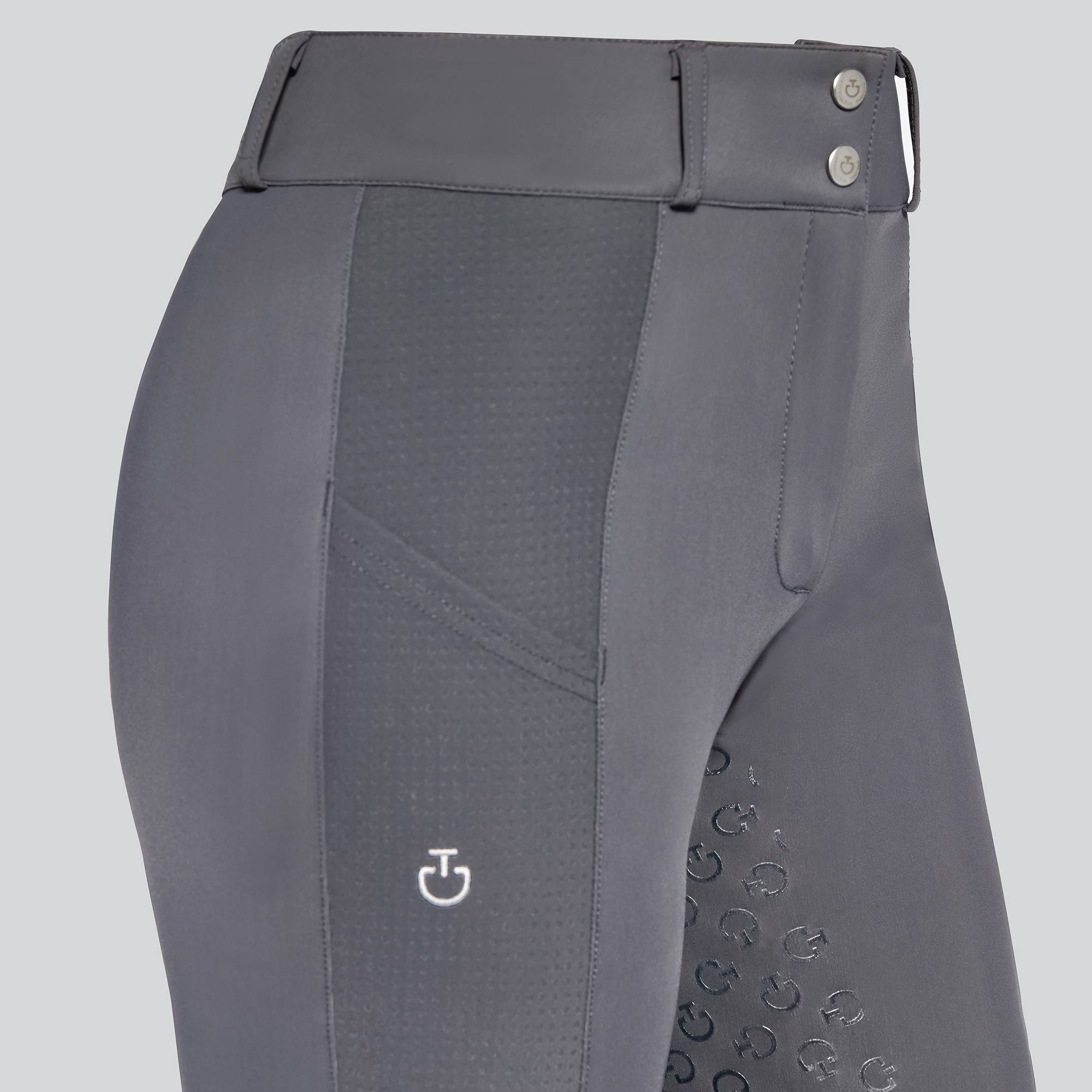 Full Grip Dressage Riding Pants Anthracite - CAVALLERIA TOSCANA