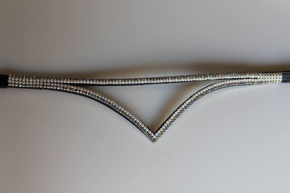Frontal strass triangle