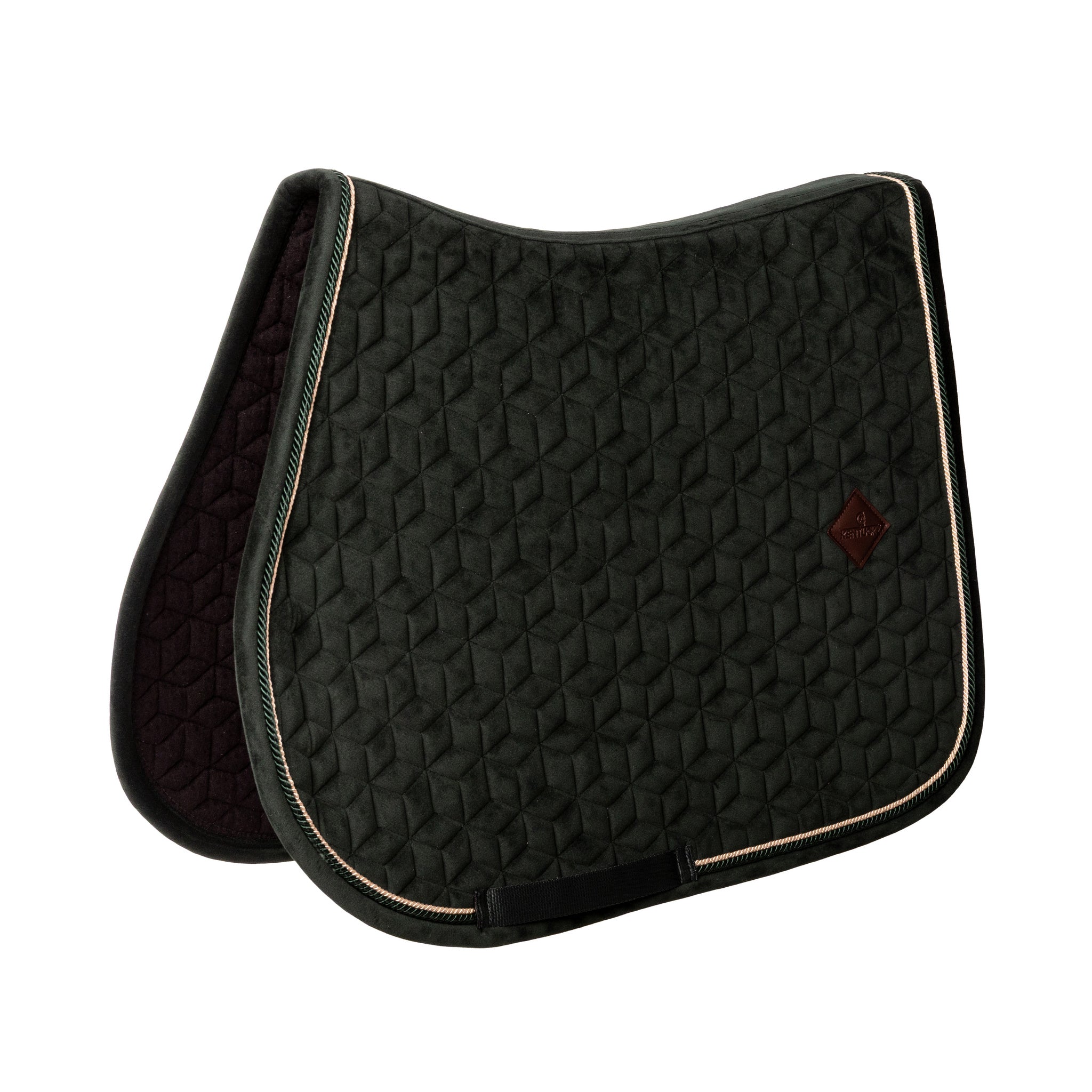 Tapis de selle Velvet Vert Sapin MIXTE - Kentucky