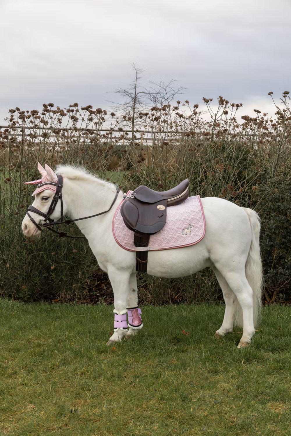 Tapis de selle Tête de licorne pailleté MIXTE - Kentucky