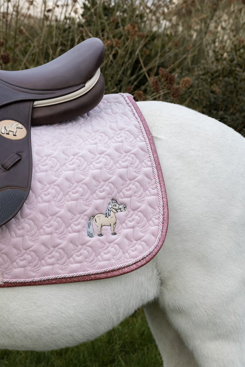 Tapis de selle Tête de licorne pailleté MIXTE - Kentucky
