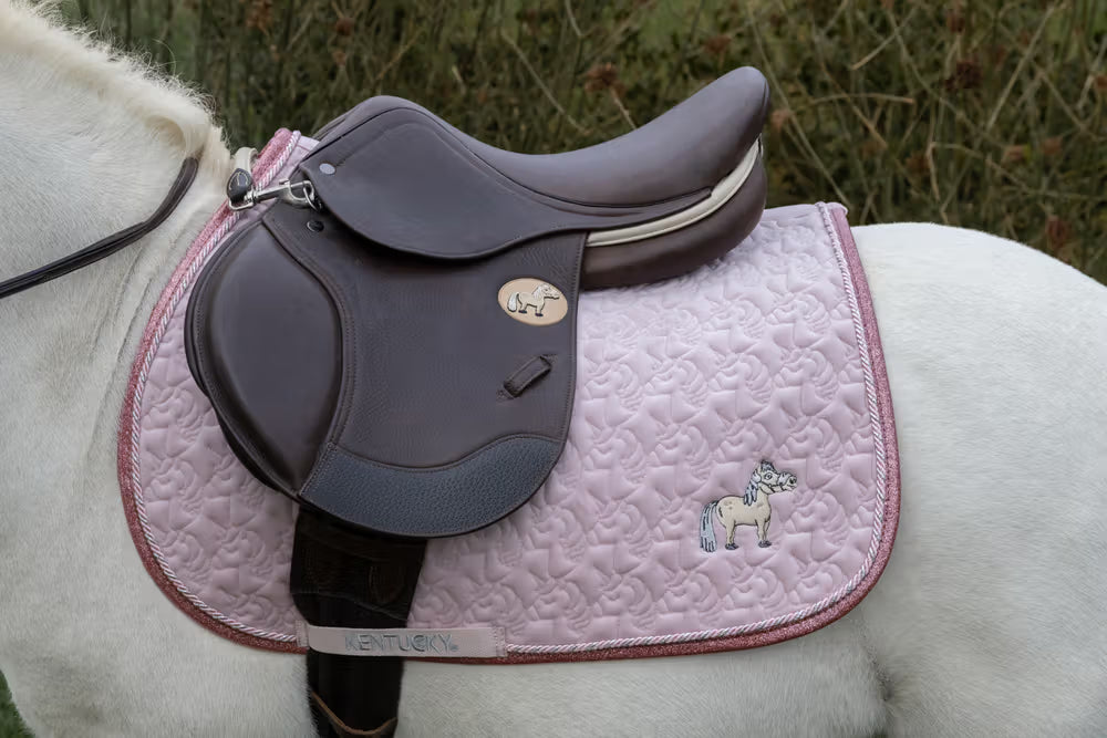 Tapis de selle Tête de licorne pailleté MIXTE - Kentucky