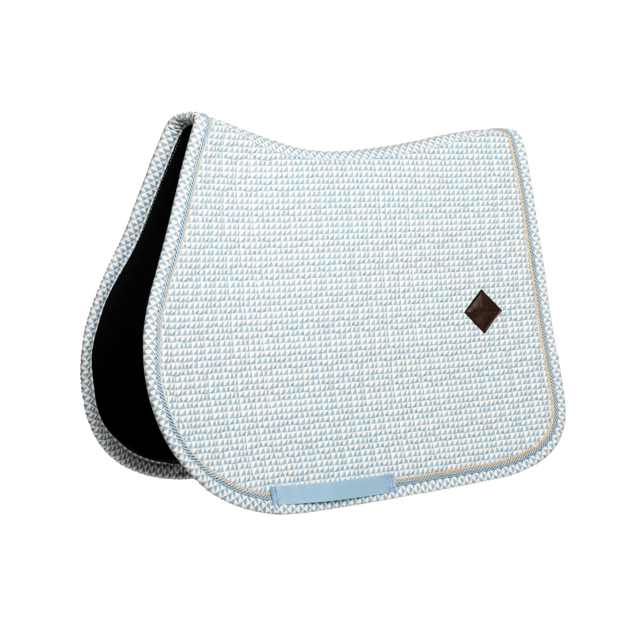 Tapis de Selle Velvet printing Bleu ciel MIXTE - Kentucky