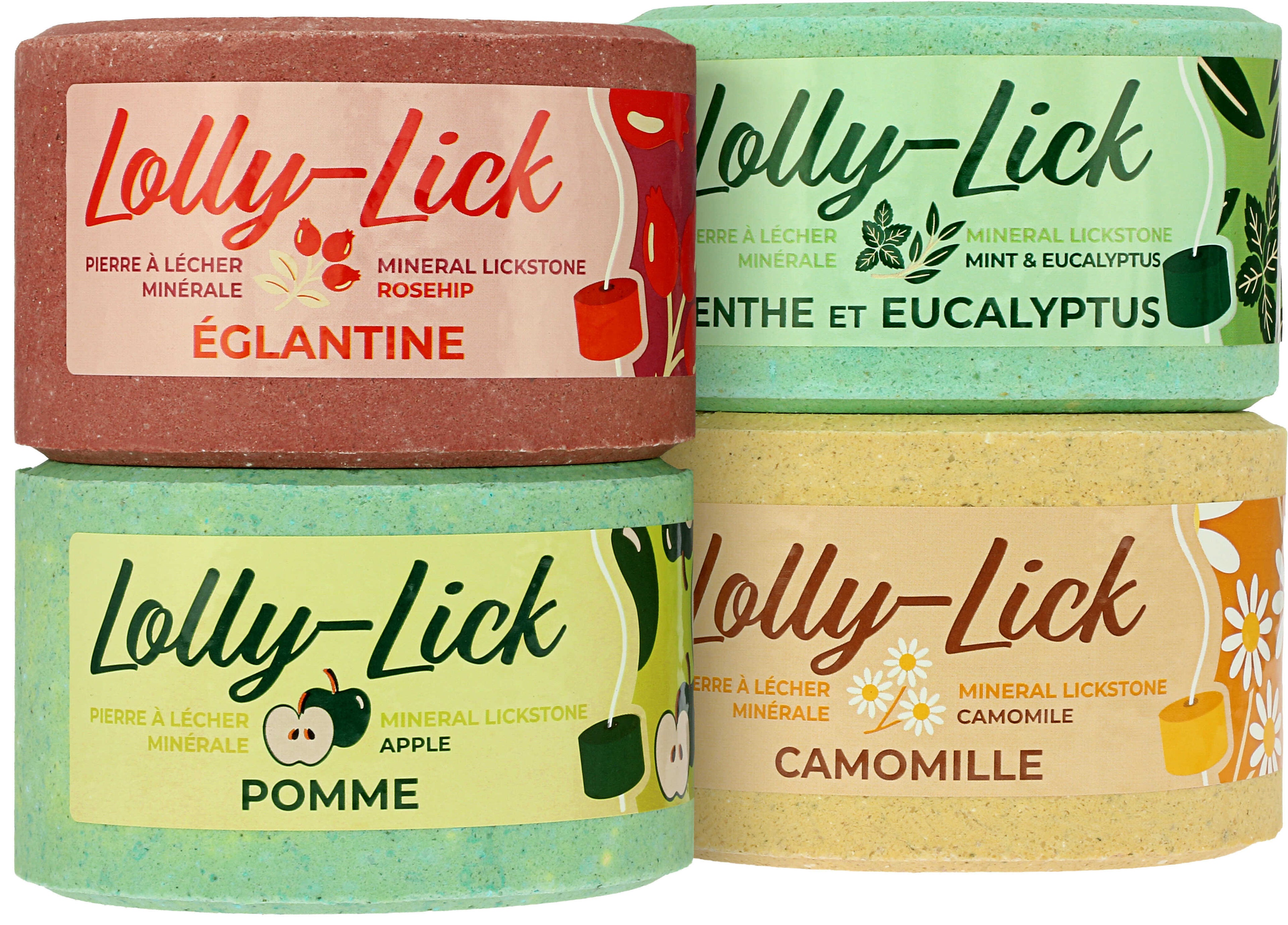 Pierre à sel Lolly Lick Menthe/Eucalyptus - Hippotonic