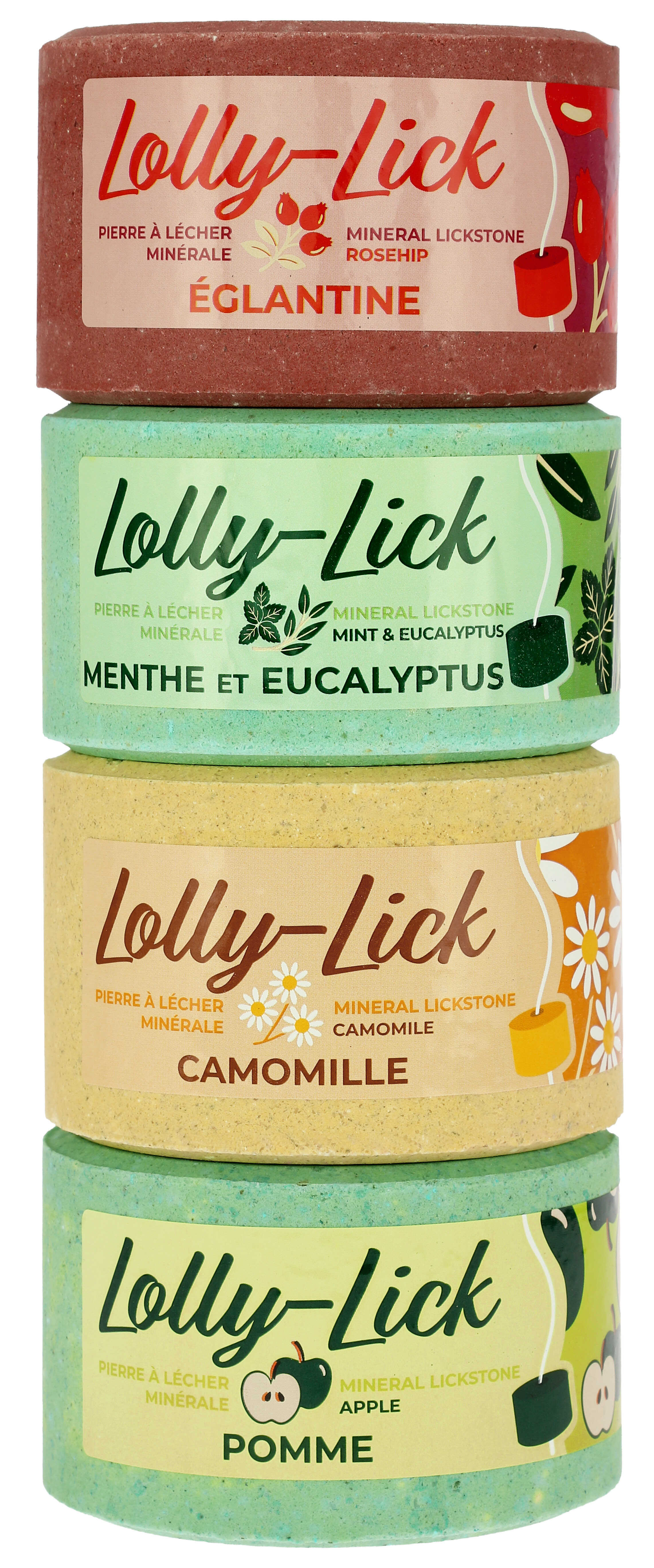 Pierre à sel Lolly Lick Menthe/Eucalyptus - Hippotonic