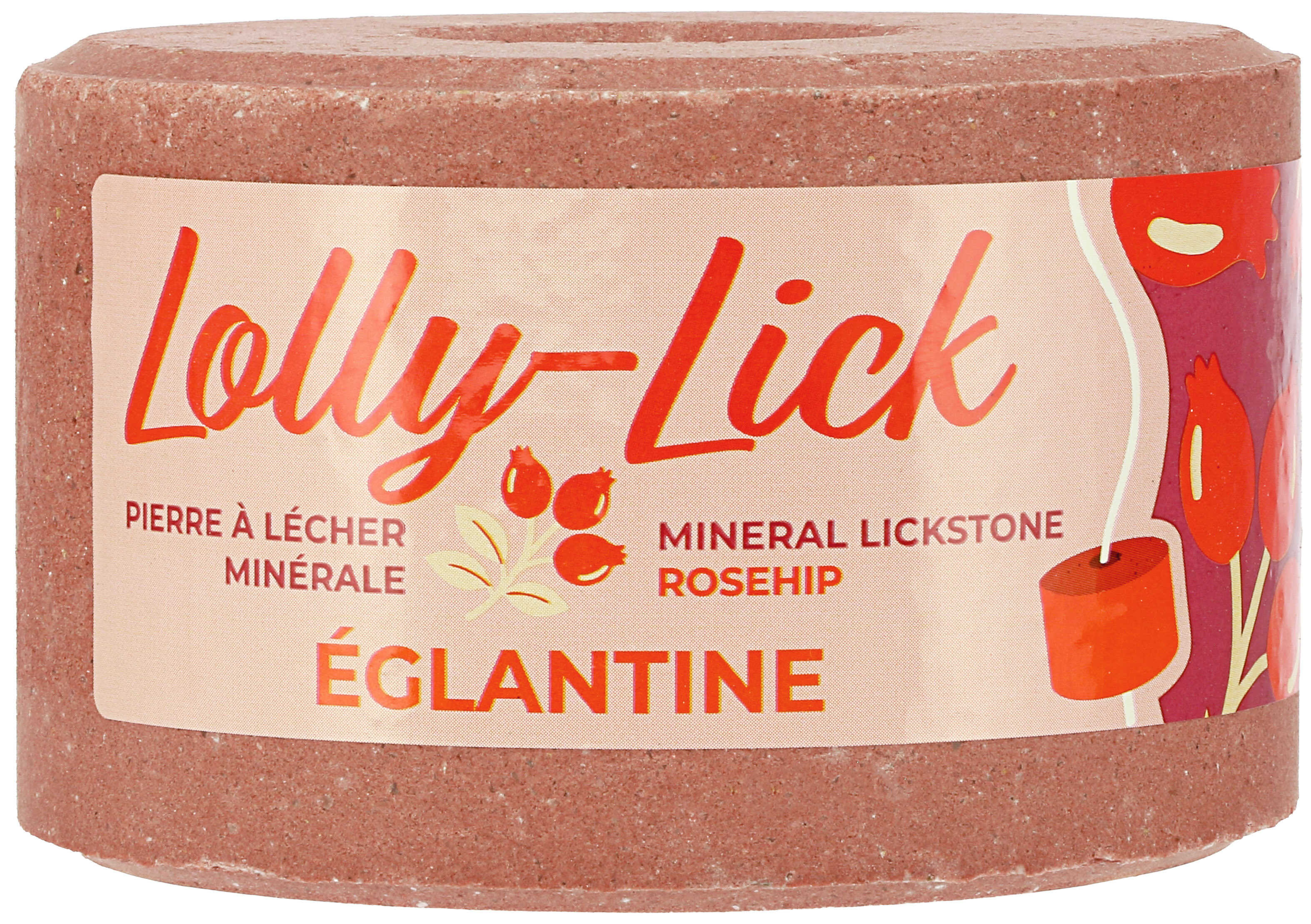 Pierre à sel Lolly Lick Églantine - Hippotonic