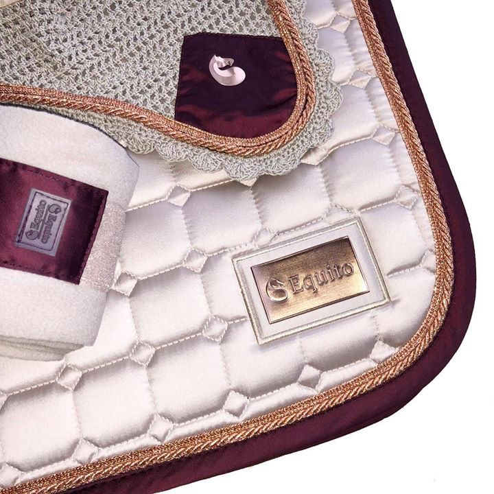 Bandes polaire beige bordeaux - Equito