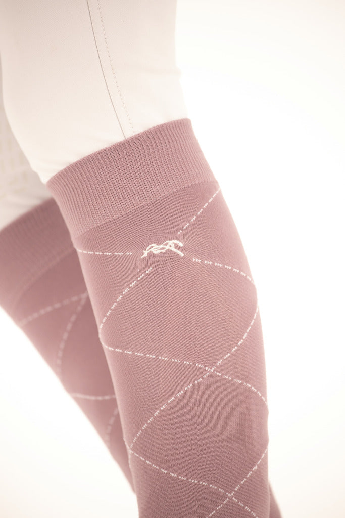 Chaussettes Luxe Rose - PENELOPE COLECTION