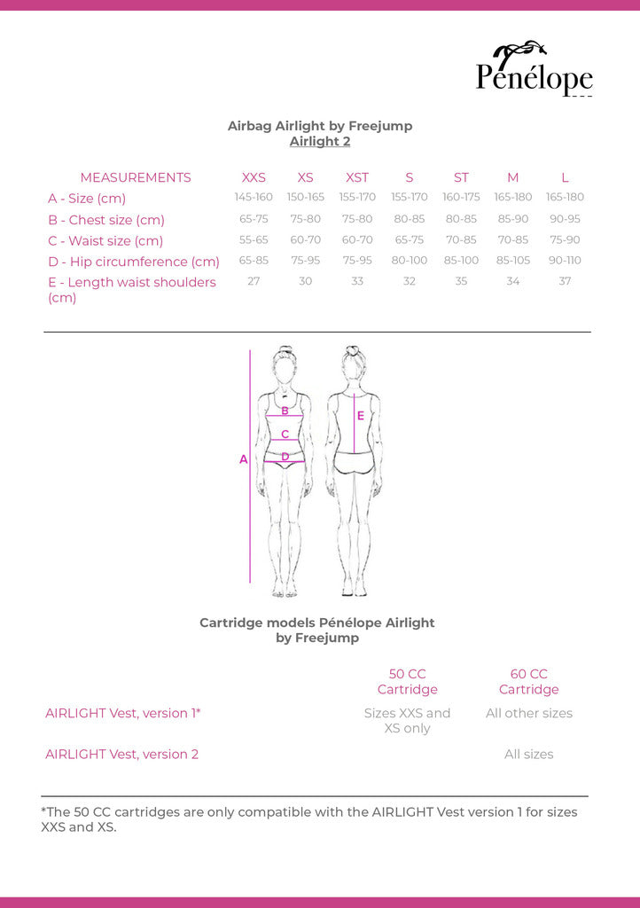 Gilet Airbag Airlight 2 - Pénélope Collection