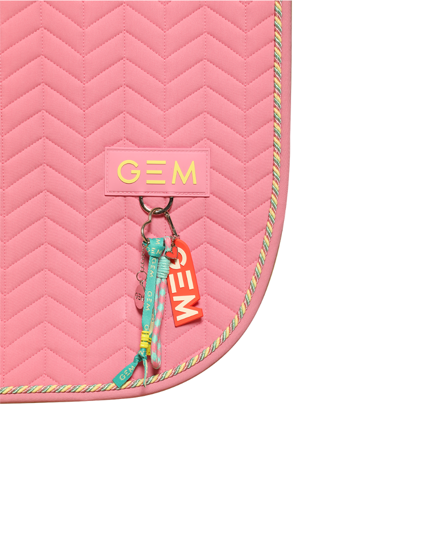 Tapis de selle PASTA Mixte Rose - GEM