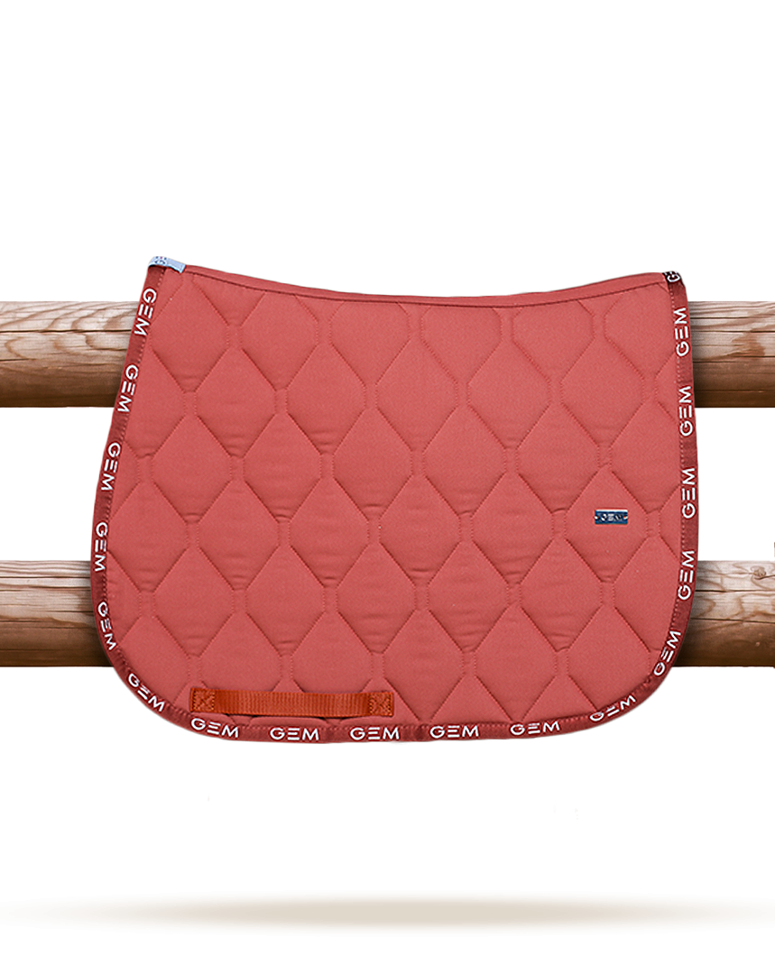 Tapis de selle LOVE Obstacle Rouille - GEM