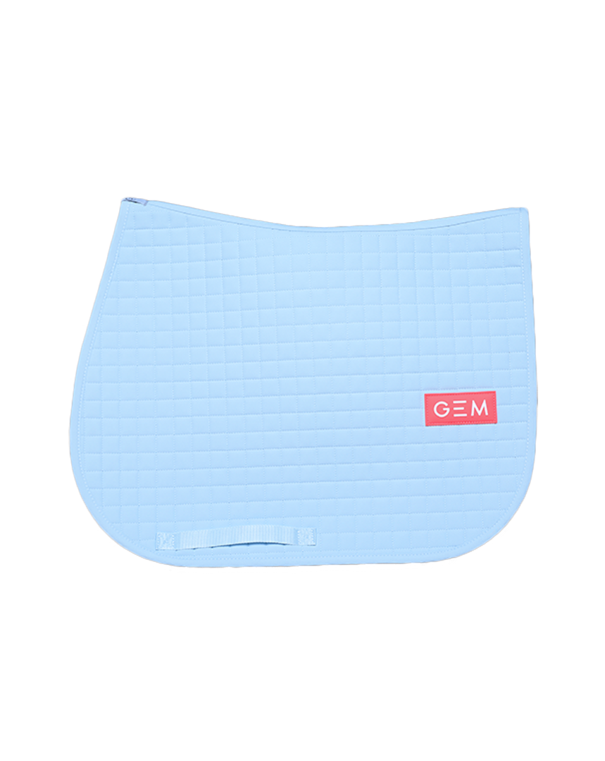 Tapis de selle Obstacle LEO Bleu ciel - GEM