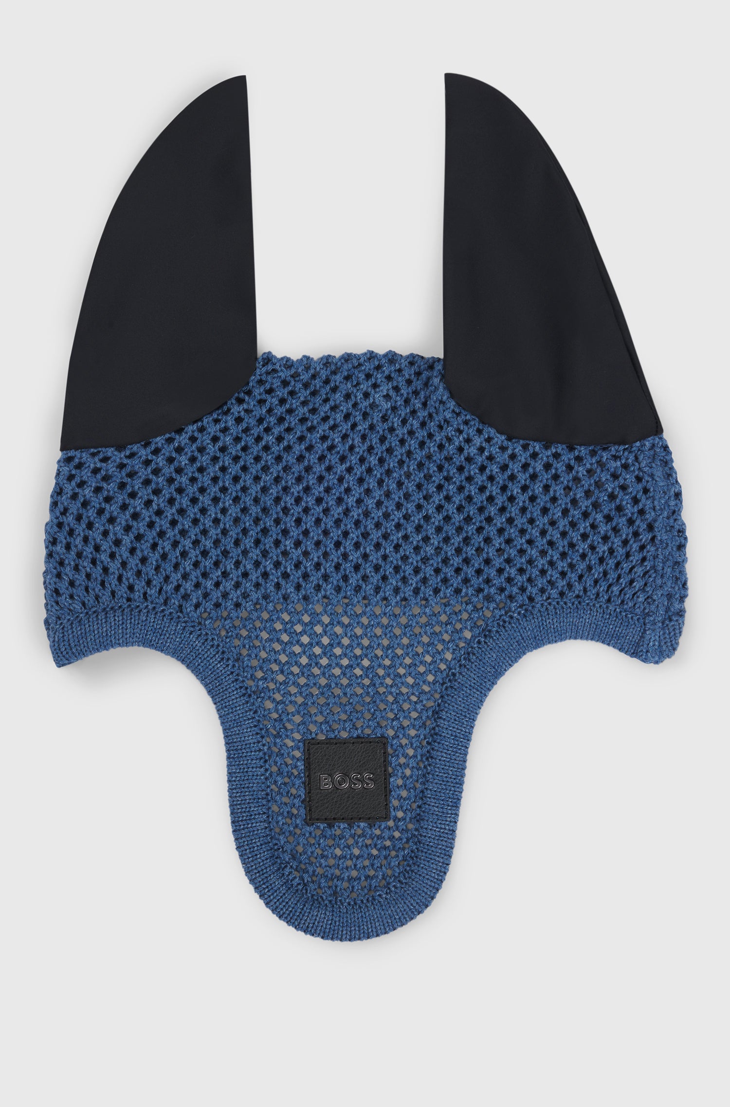 Bonnet anti-mouches Monochrome Bleu Horizon - Boss Equestrian