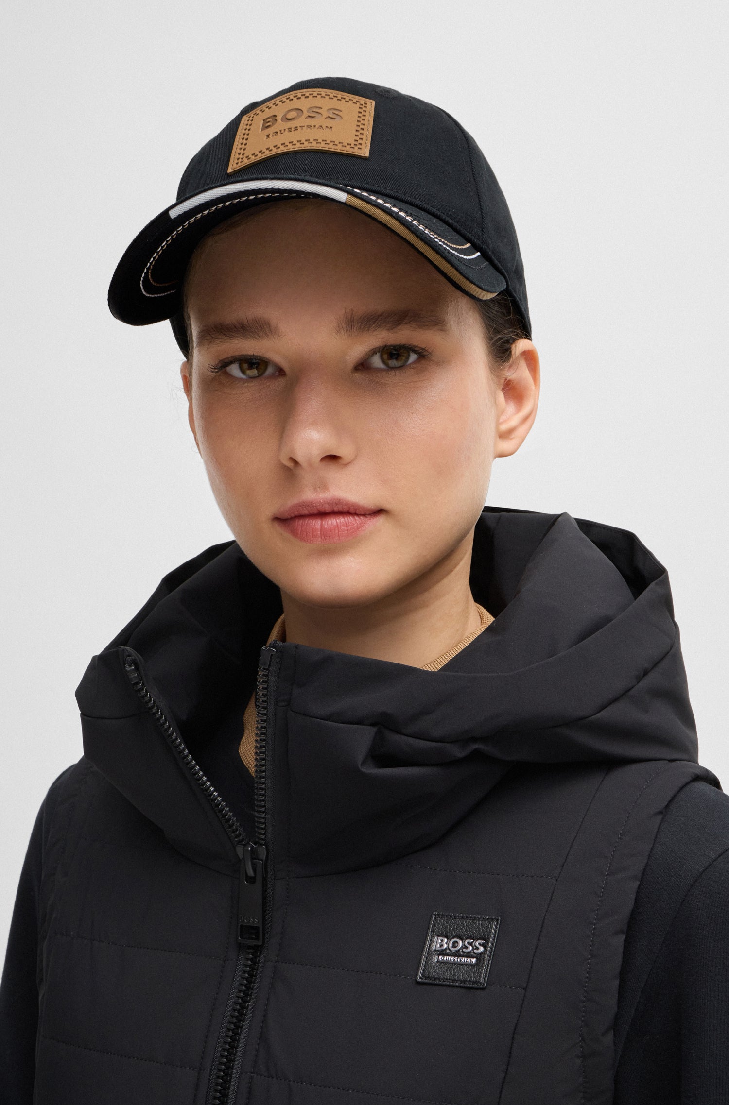 Casquette Vintage Patch cuir - Boss Equestrian