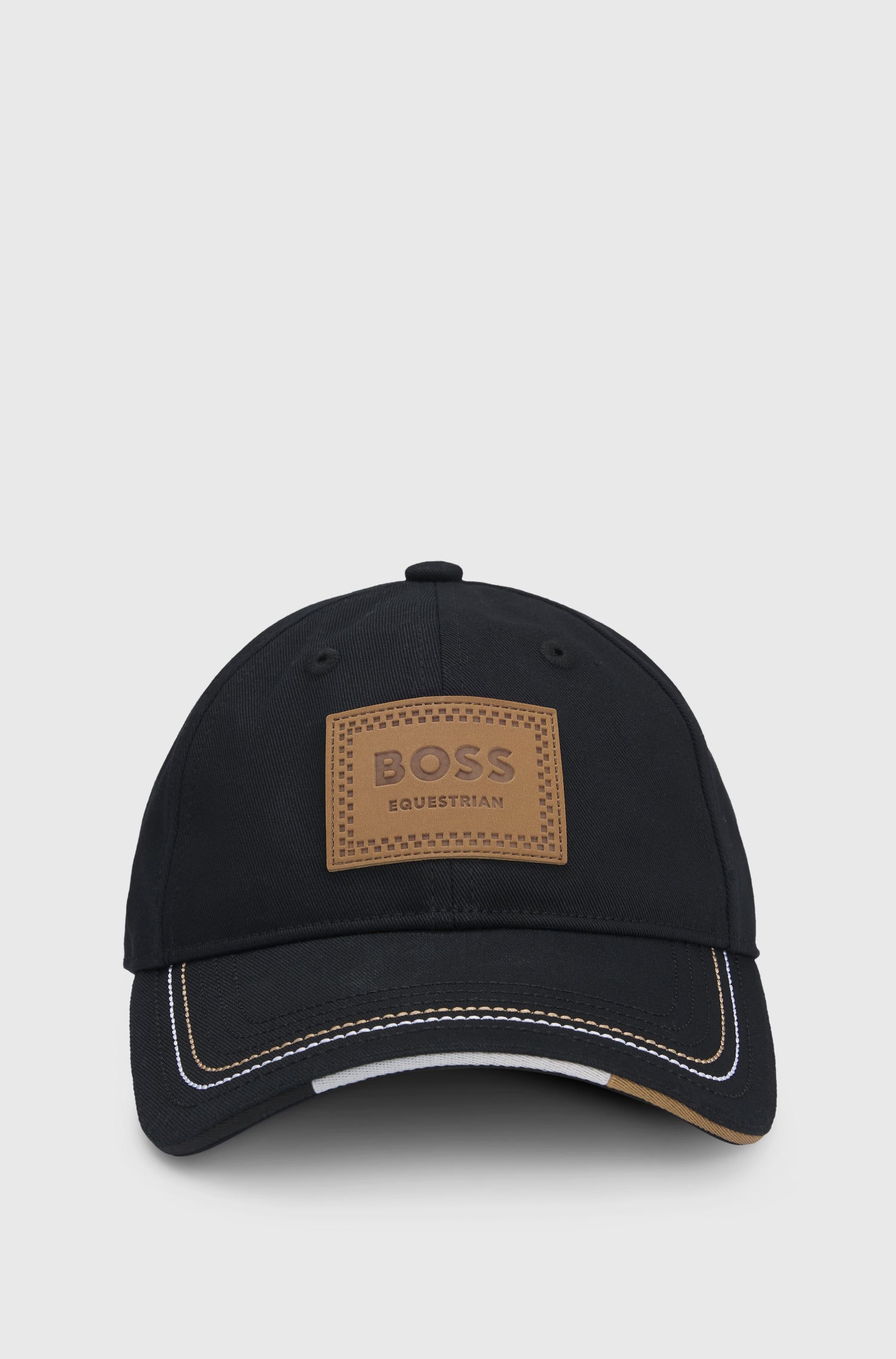Casquette Vintage Patch cuir - Boss Equestrian