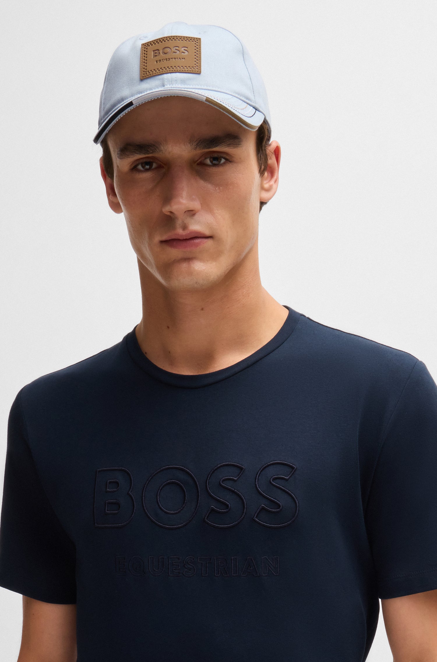 Casquette Vintage Patch cuir - Boss Equestrian