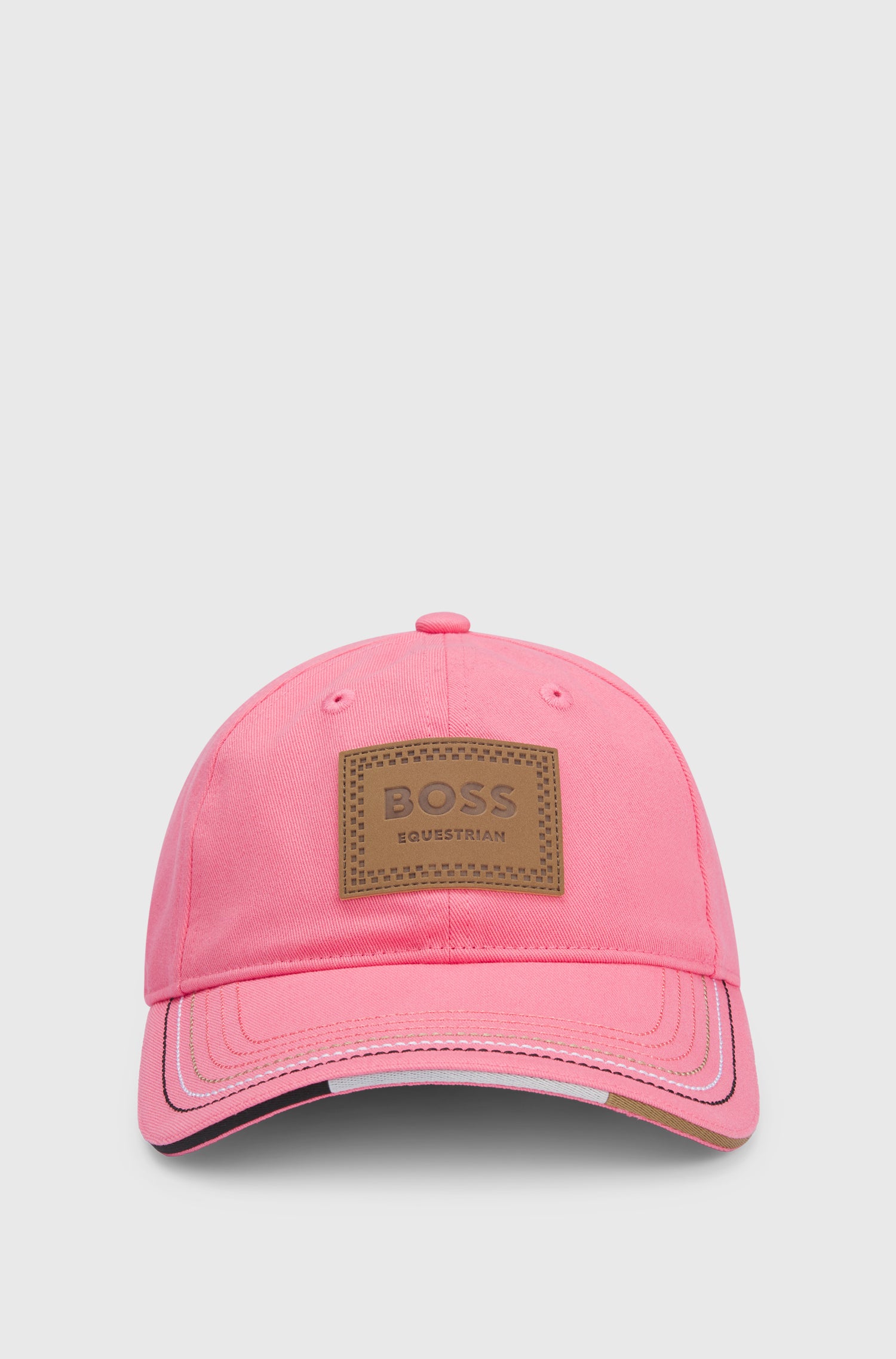 Casquette Vintage Patch cuir - Boss Equestrian