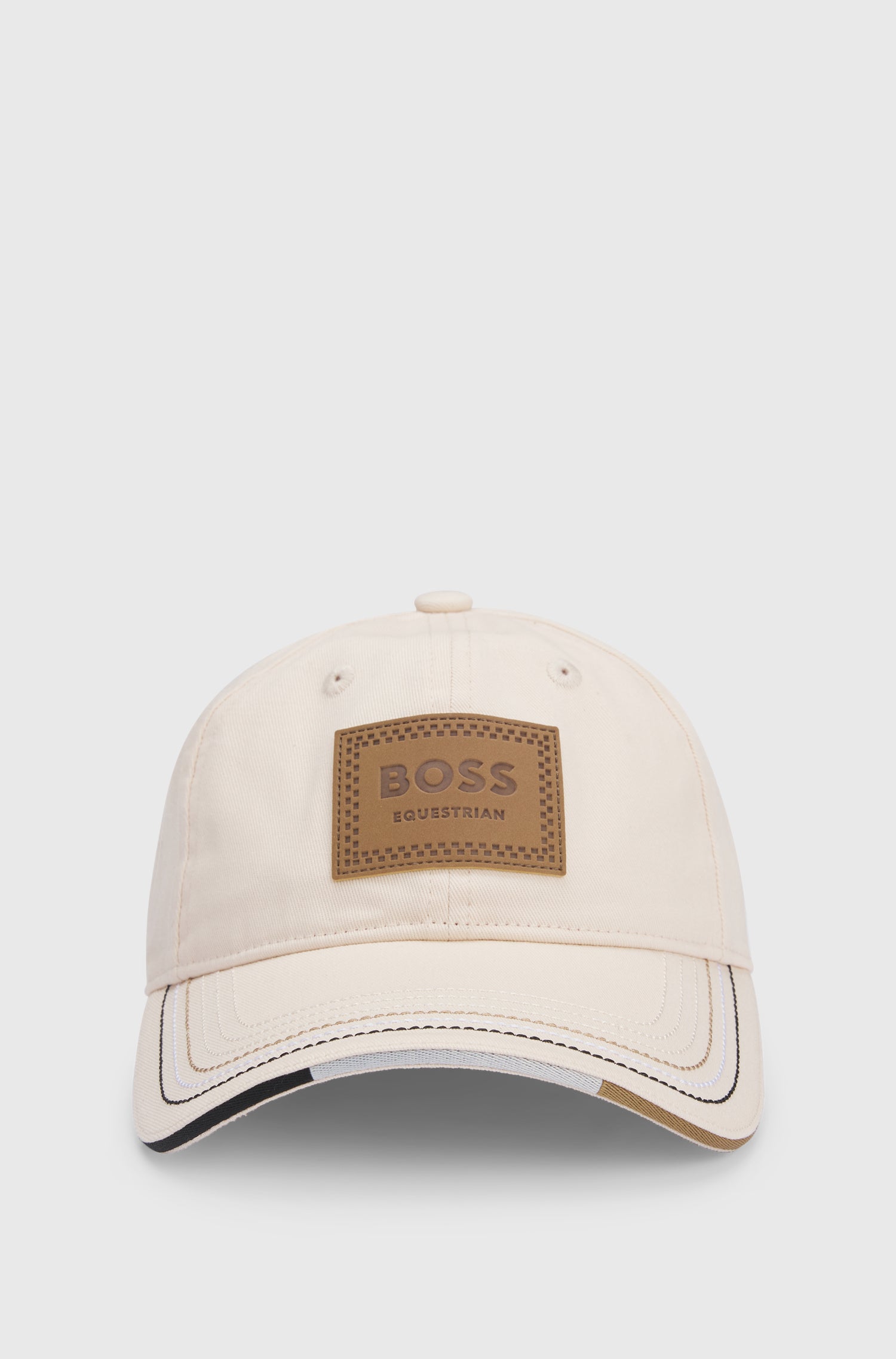 Casquette Vintage Patch cuir - Boss Equestrian