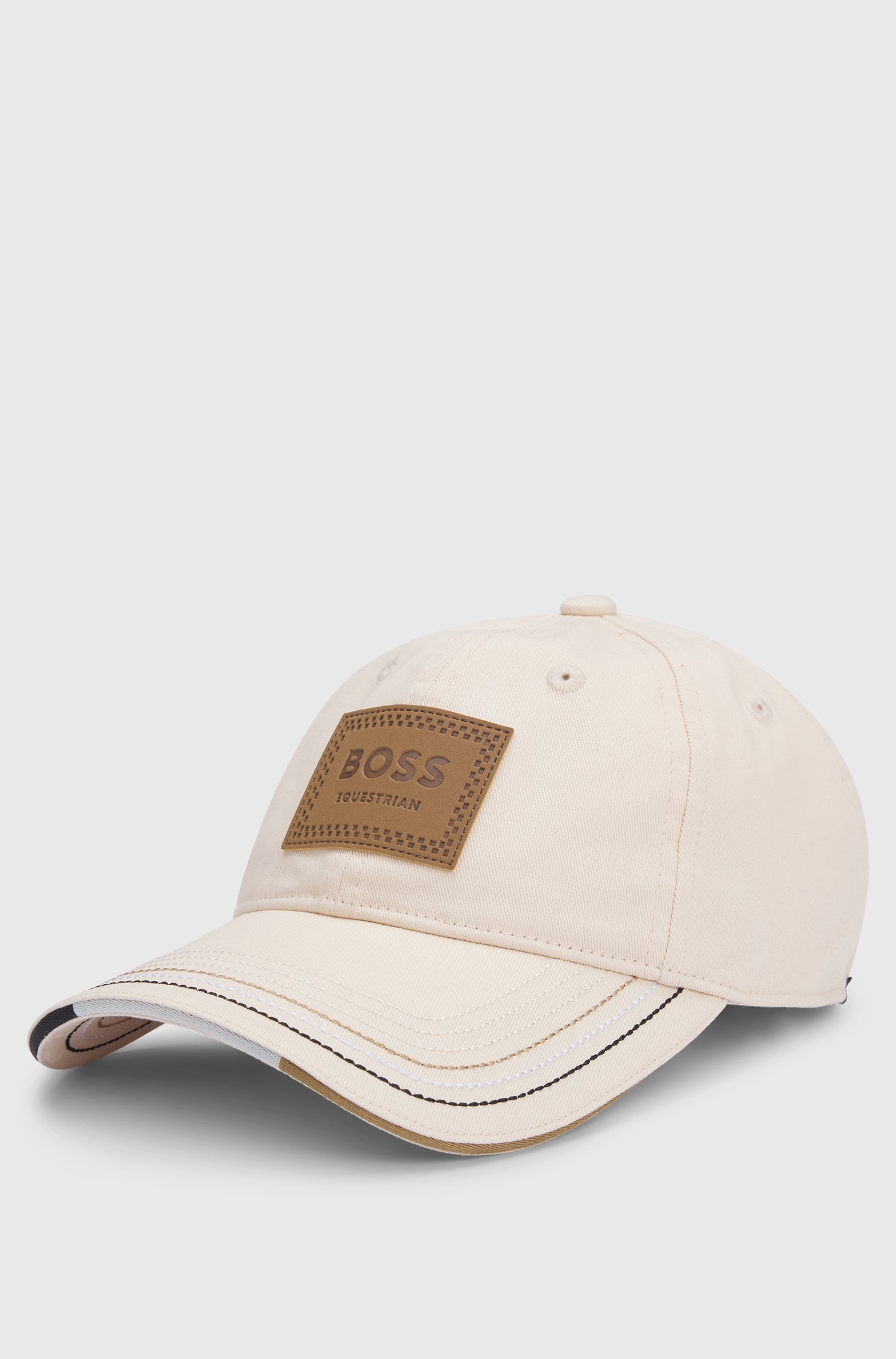 Casquette Vintage Patch cuir - Boss Equestrian
