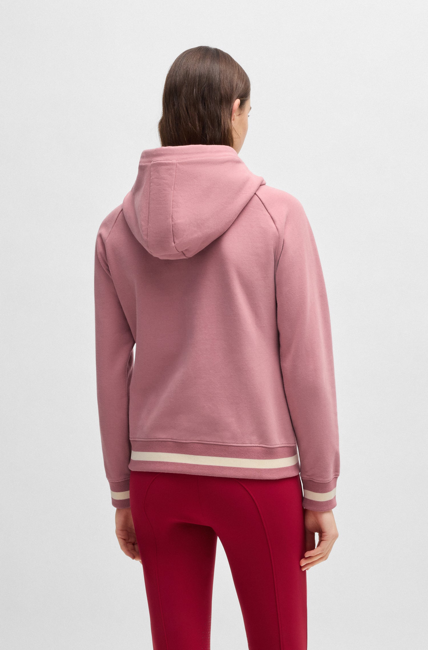 Sweat Zippé Riva rose AW25 - Boss Equestrian