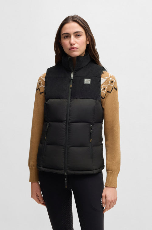 Doudoune sans manches VIOLA CORD PUFFER - Boss Equestrian