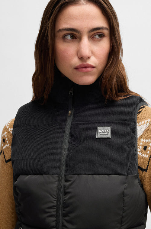 Doudoune sans manches VIOLA CORD PUFFER - Boss Equestrian