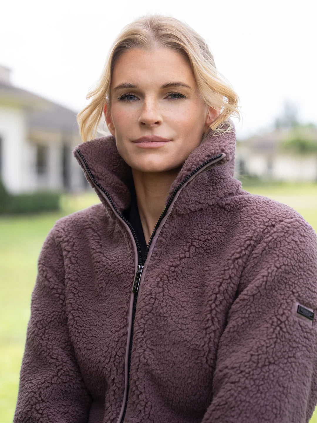 Veste Teddy Fleece Blush - Equestrian Stockholm