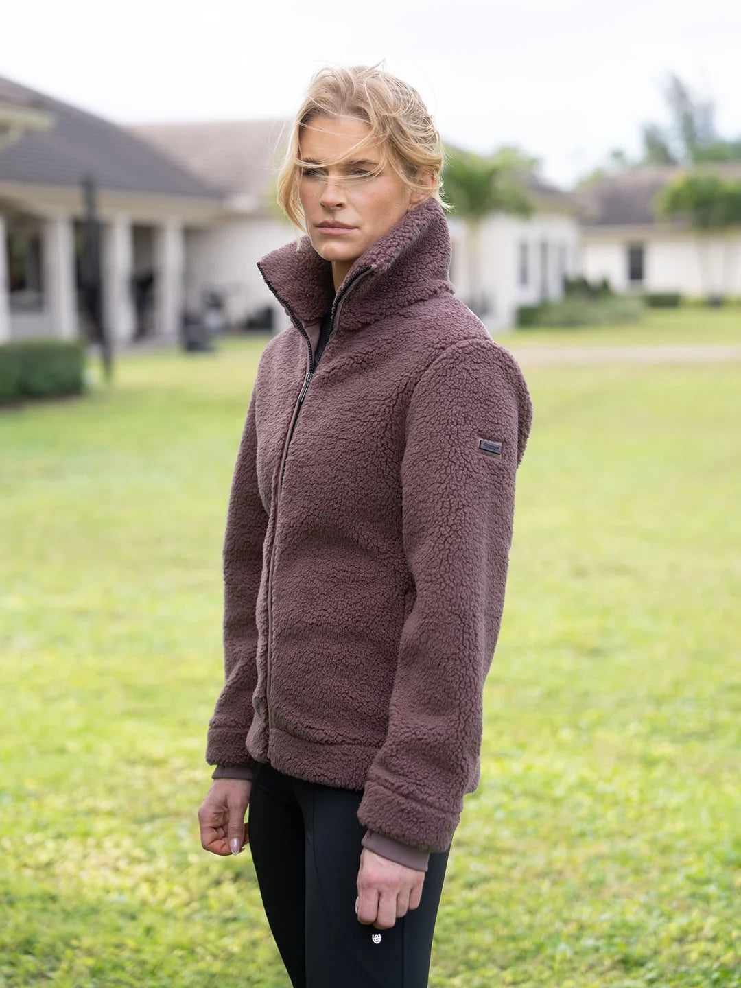Veste Teddy Fleece Blush - Equestrian Stockholm