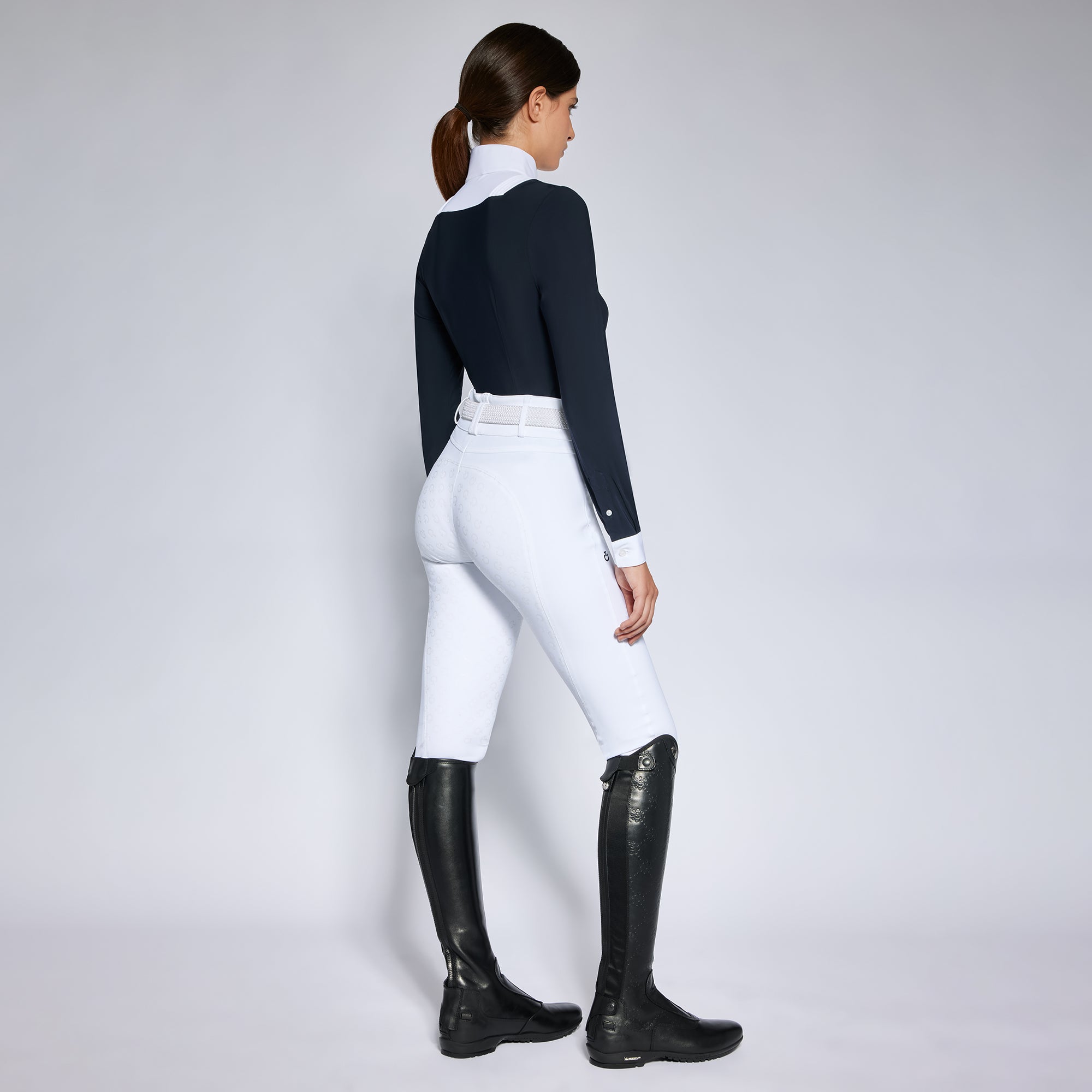 Polo de concours manches longues American shirt - CAVALLERIA TOSCANA