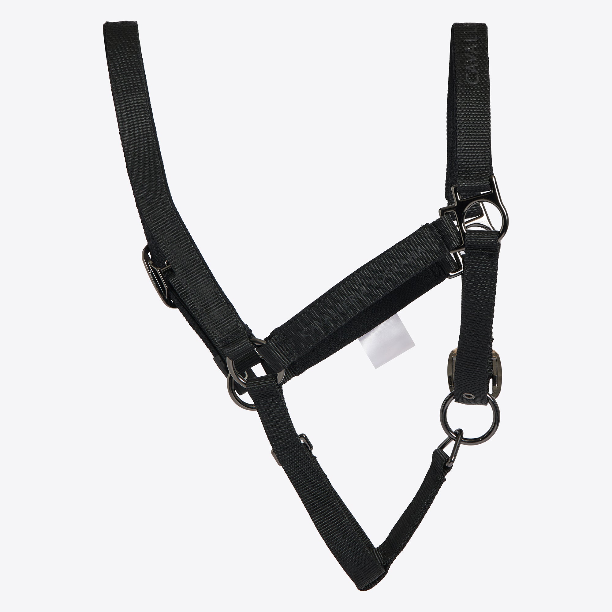 Ensemble licol & longe nylon noir - Cavalleria Toscana