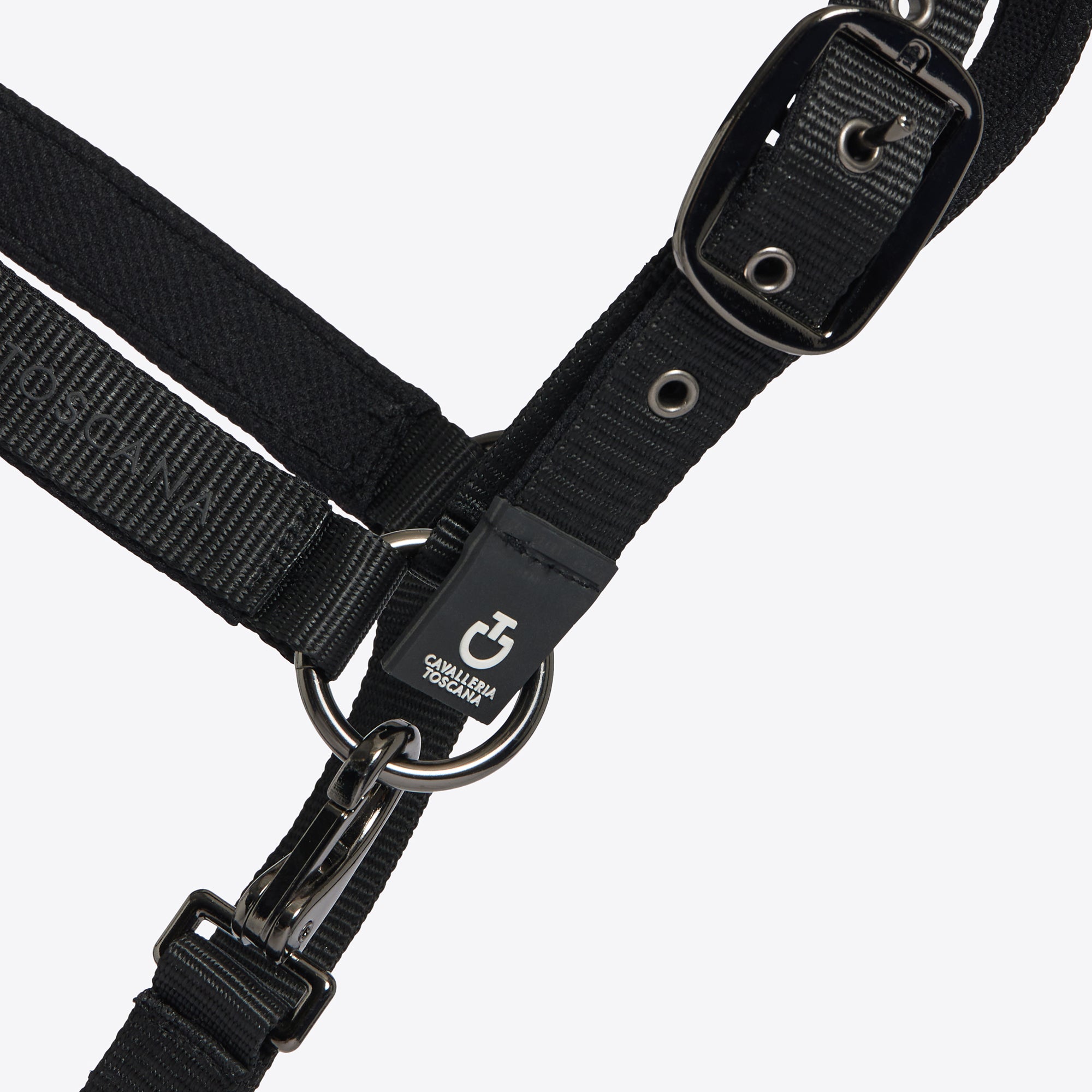 Ensemble licol & longe nylon noir - Cavalleria Toscana