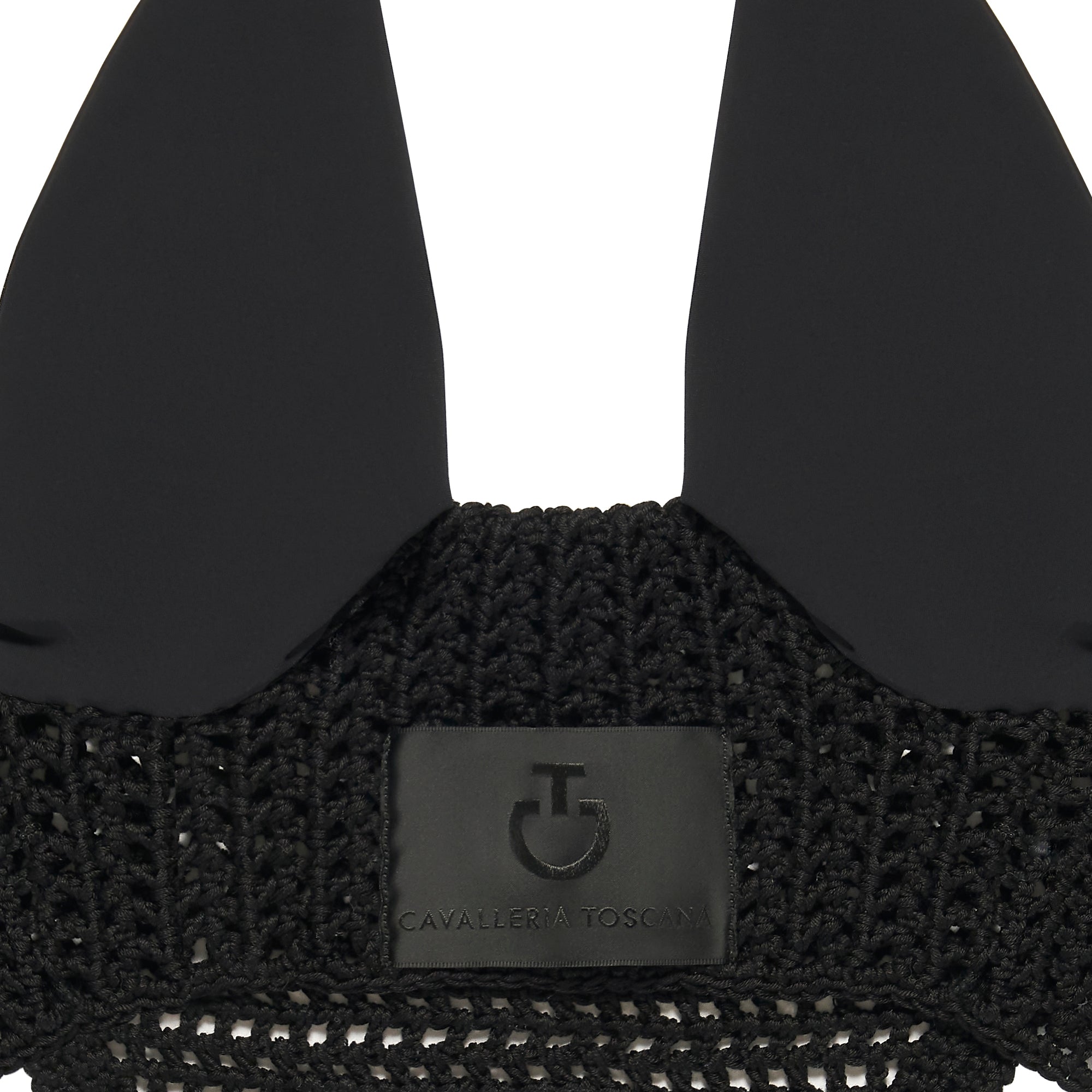 Bonnet anti-mouches crochet Noir - CAVALLERIA TOSCANA