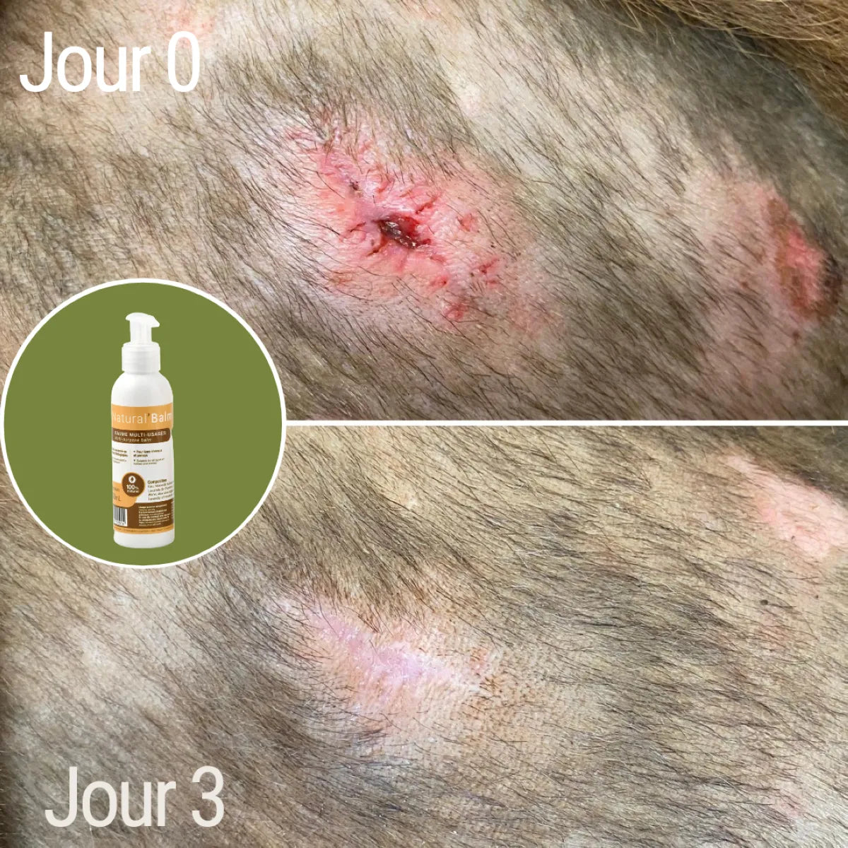 Crème désinfectante et cicatrisante Natural&