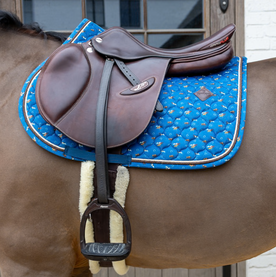 Tapis de selle Velvet Horse printing MIXTE - KENTUCKY