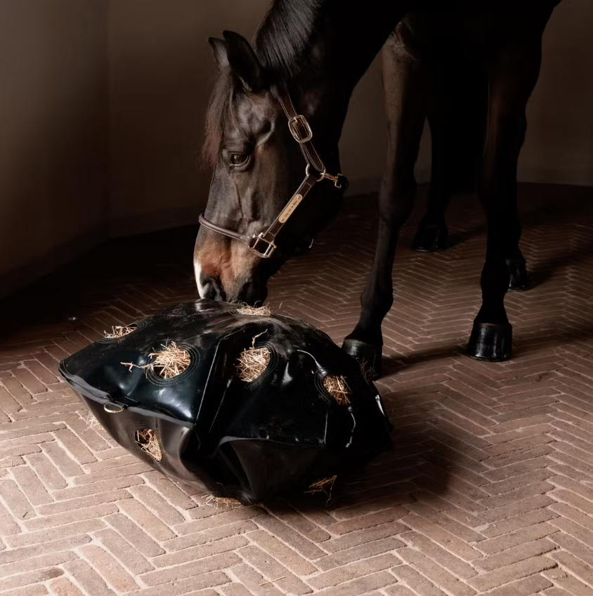 Sac à foin rond Play & Slow feeder - Grooming Deluxe