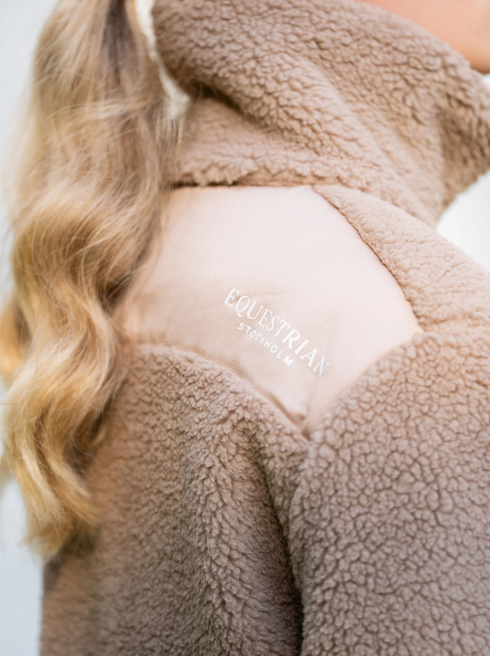 Veste Teddy Fleece Sand - Equestrian Stockholm