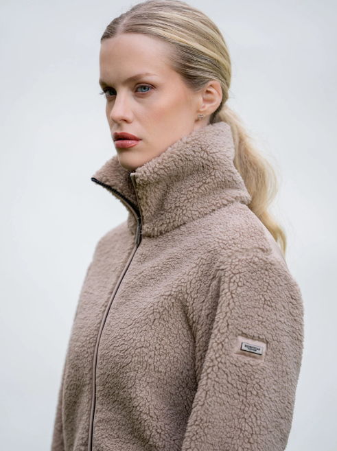 Veste Teddy Fleece Sand - Equestrian Stockholm