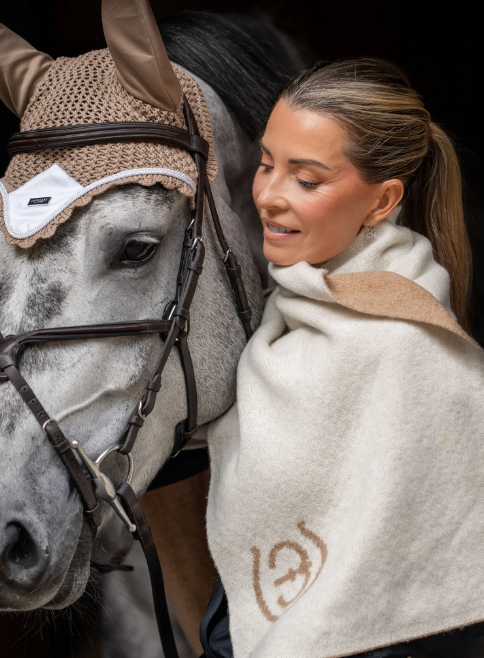 Bonnet anti-mouches Sand - EQUESTRIAN STOCKHOLM