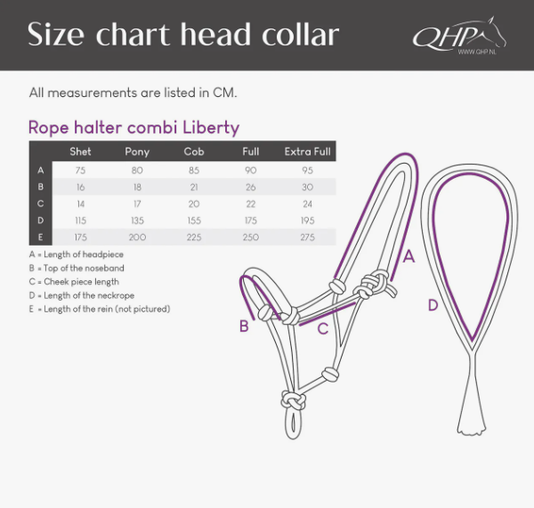 Ensemble Liberty Licol éthologique et cordelette - QHP