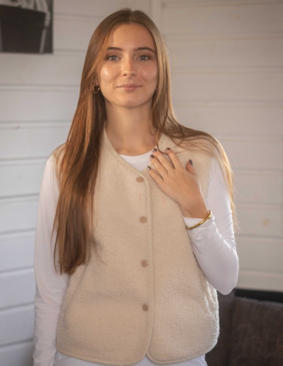 Veste sans manches Charline teddy - PENELOPE COLLECTION