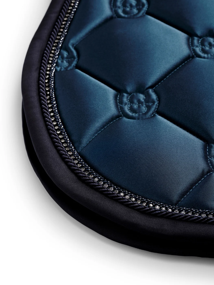 Tapis de selle Crystal Shine Blue Meadow MIXTE - EQUESTRIAN STOCKHOLM